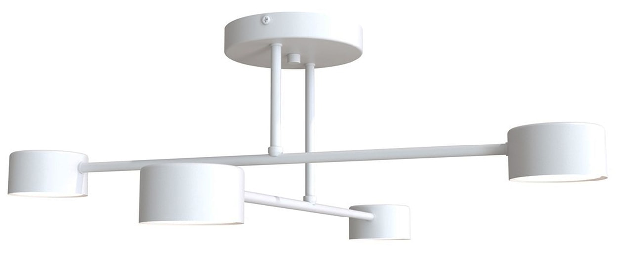 Lampa sufitowa Hallo biała x4