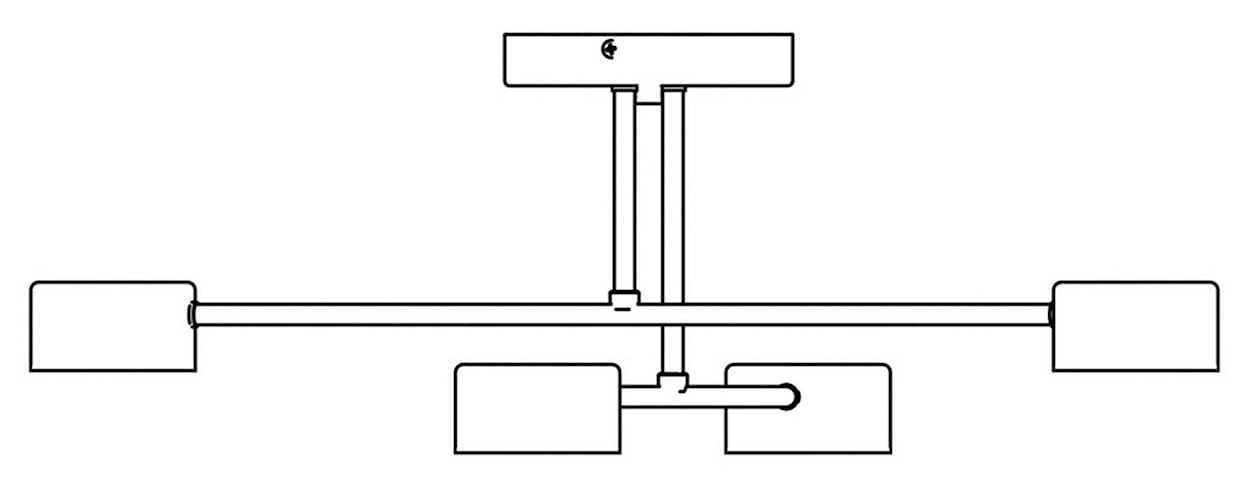 Lampa sufitowa Halo biała x4  - zdjęcie 8