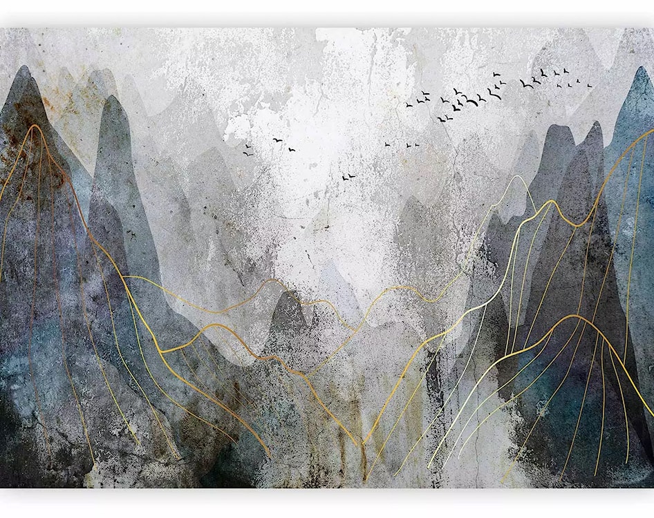 Fototapeta Mglista przełęcz 350x256 cm