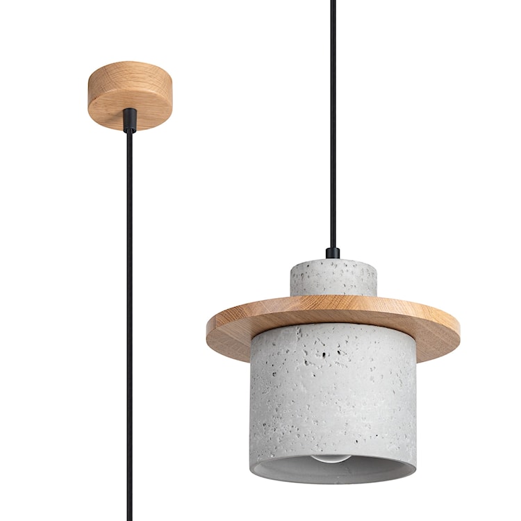 Lampa wisząca Mab beton  - zdjęcie 5