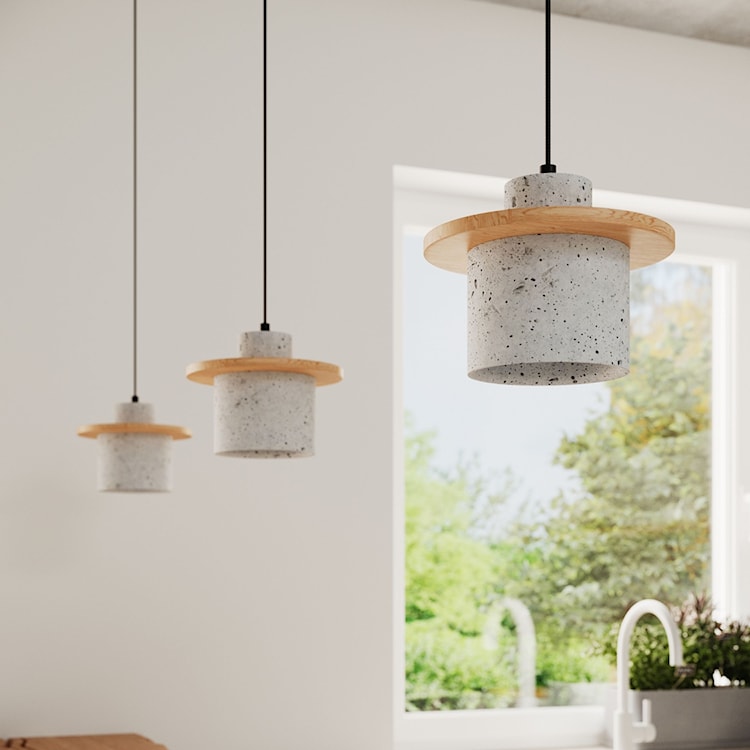 Lampa wisząca Mab beton  - zdjęcie 2