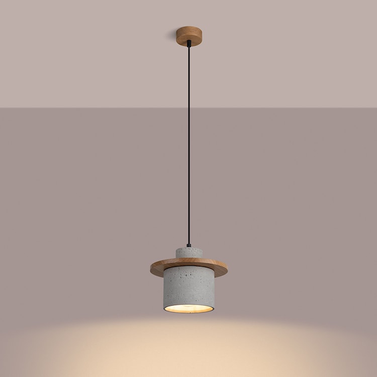 Lampa wisząca Mab beton  - zdjęcie 7