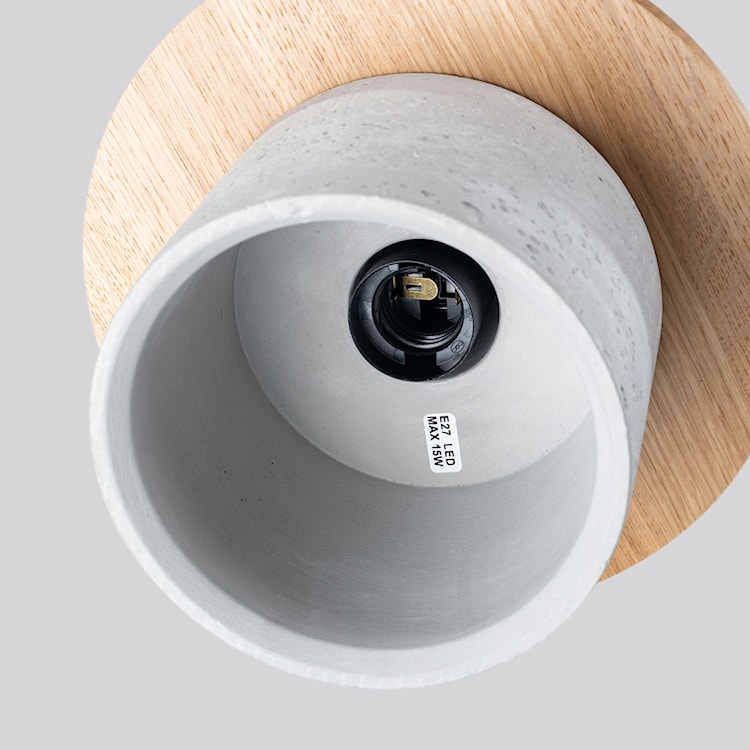 Lampa wisząca Mab beton  - zdjęcie 9