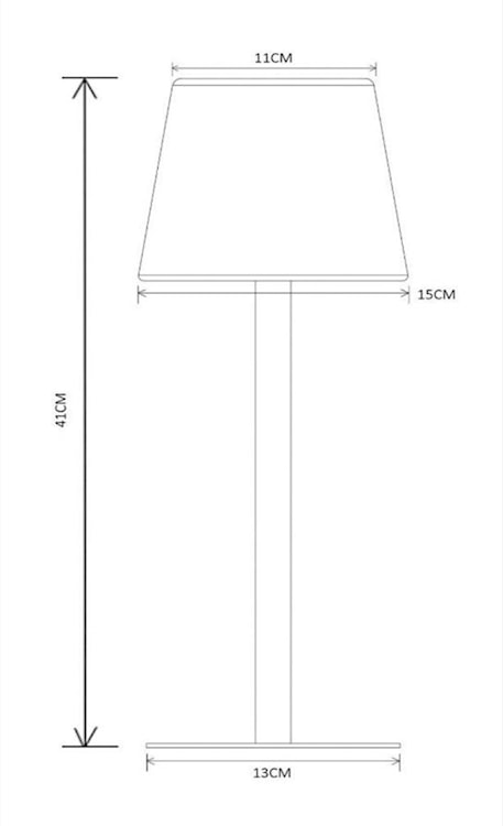 Lampa zewnętrzna Tyon LED złota  - zdjęcie 2