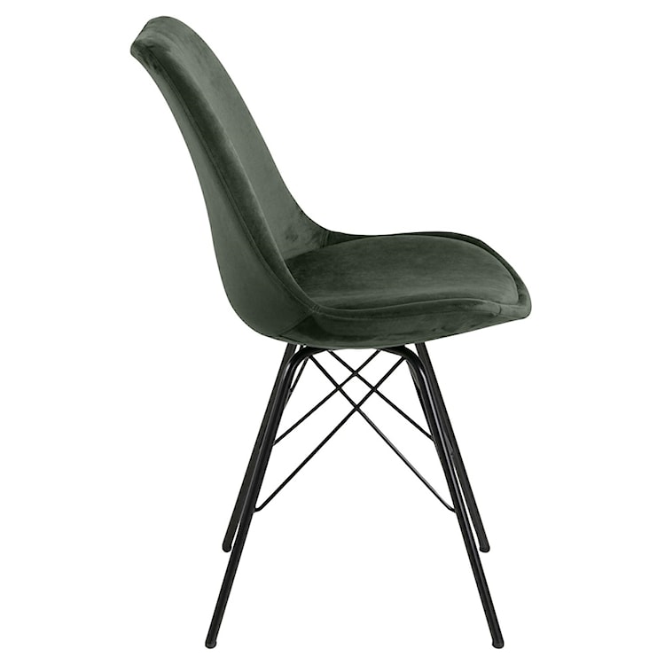 Krzesło tapicerowane Eris tapicerowane zielone  - zdjęcie 4