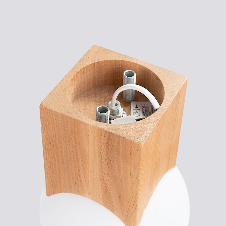 Plafon Solis 19 cm naturalne drewno  - zdjęcie 10