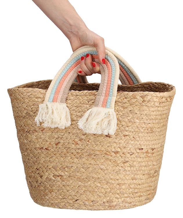 Kosz do przechowywania Rainbow 30 cm trawa morska  - zdjęcie 3