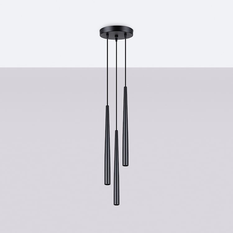 Lampa wisząca Bliss 3P czarna  - zdjęcie 3
