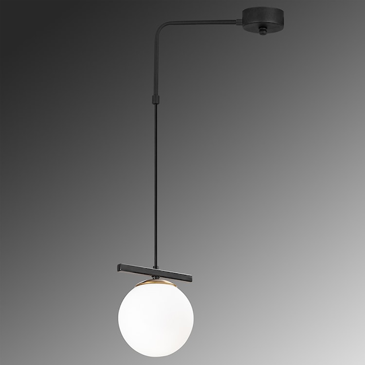 Lampa wisząca Illurked 100 cm czarno-miedziana  - zdjęcie 4