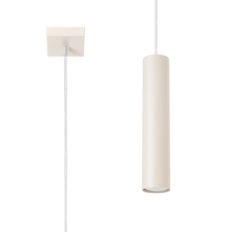 Lampa wisząca Lagos 1 beżowa  - zdjęcie 2