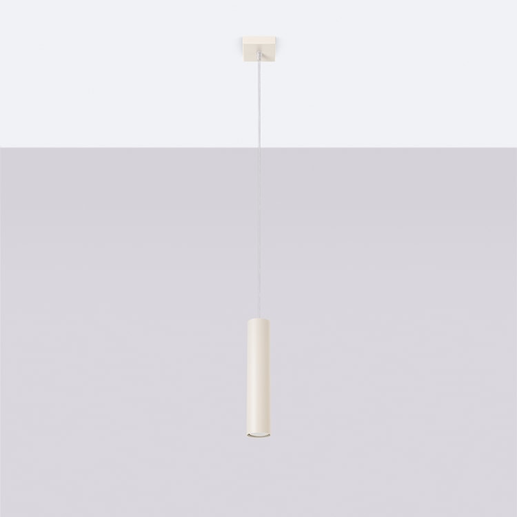 Lampa wisząca Lagos 1 beżowa  - zdjęcie 3