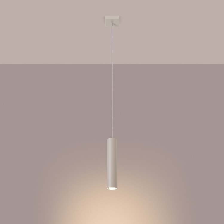 Lampa wisząca Lagos 1 beżowa  - zdjęcie 4