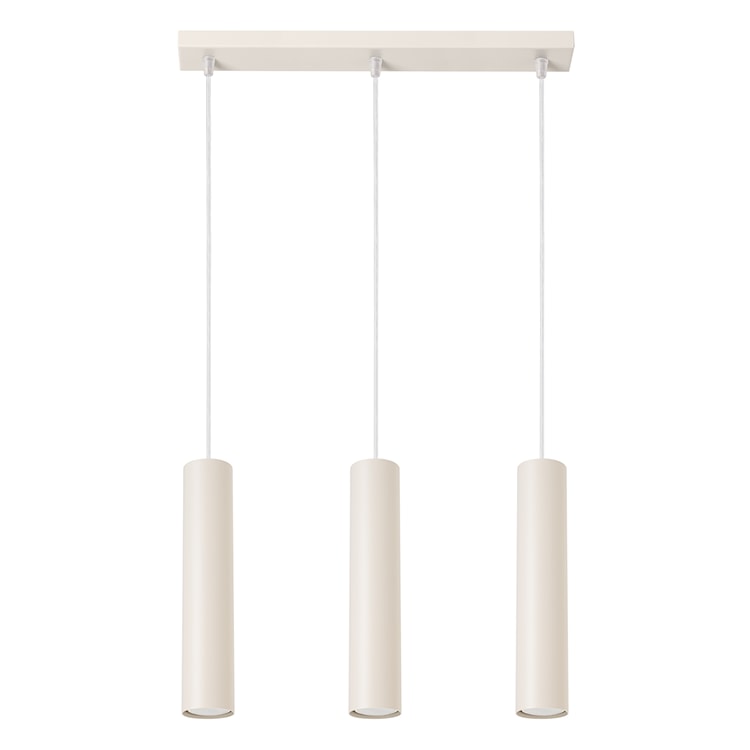 Lampa wisząca Lagos 3L beżowa
