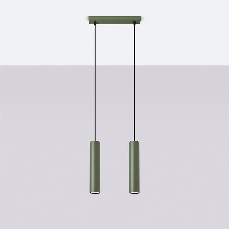Lampa wisząca Lagos 2 zielona oliwka  - zdjęcie 3