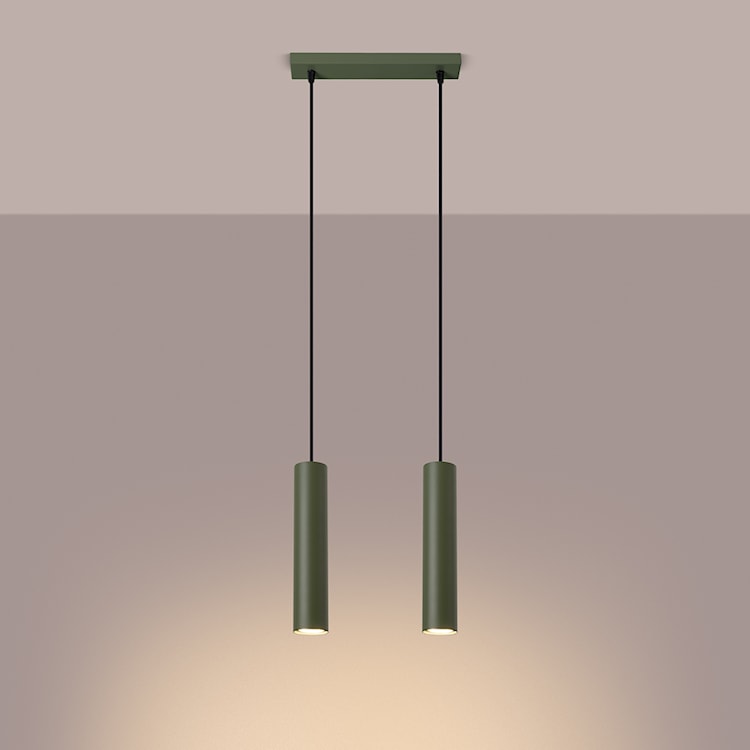 Lampa wisząca Lagos 2 zielona oliwka  - zdjęcie 4