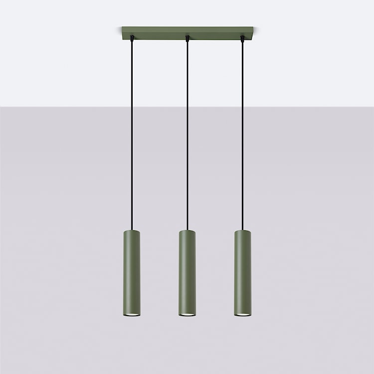Lampa wisząca Lagos 3L zielona oliwka  - zdjęcie 3