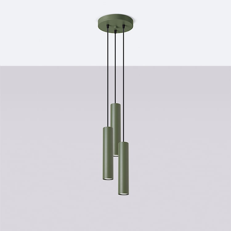 Lampa wisząca Lagos 3P zielona oliwka  - zdjęcie 6