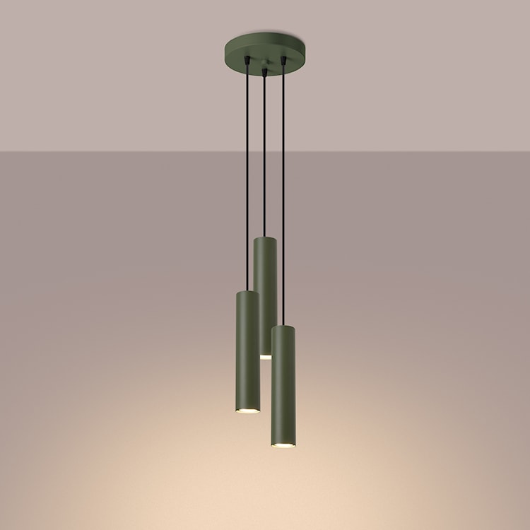 Lampa wisząca Lagos 3P zielona oliwka  - zdjęcie 7