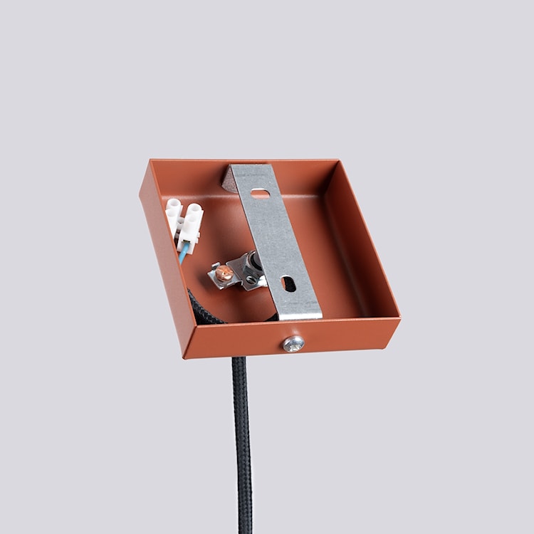Lampa wisząca Lagos 1 ochra czerwona  - zdjęcie 5