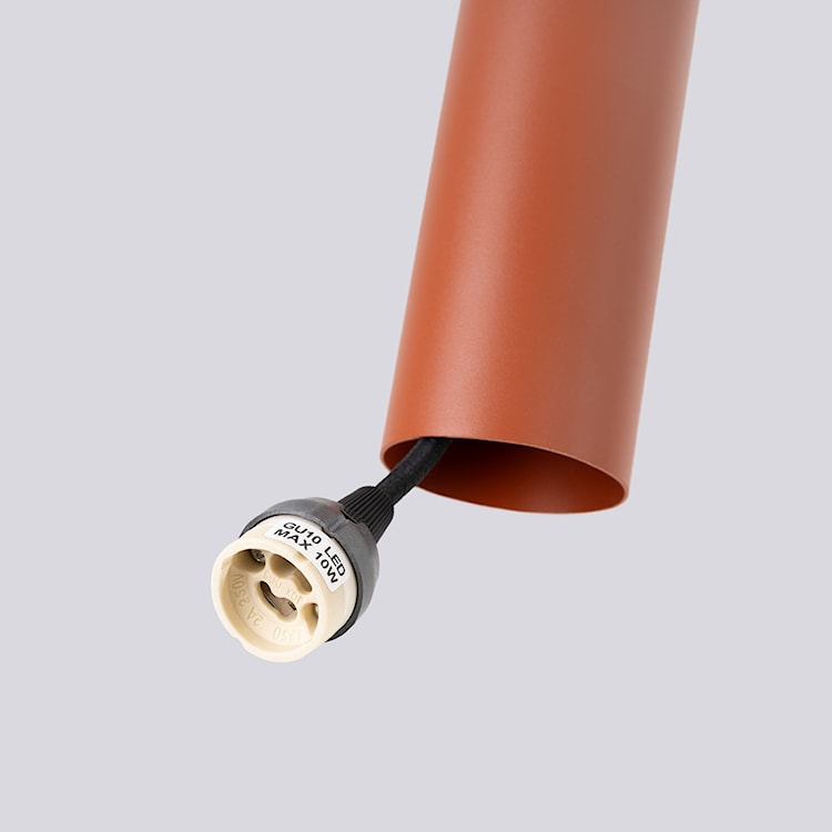 Lampa wisząca Lagos 1 ochra czerwona  - zdjęcie 7
