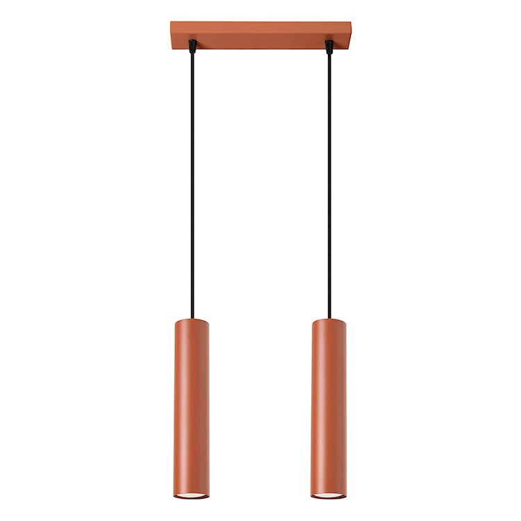 Lampa wisząca Lagos 2 ochra czerwona