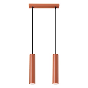 Lampa wisząca Lagos 2 ochra czerwona