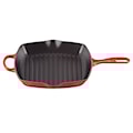 Le Creuset - Patelnia żeliwna grillowa Signature 26 cm czerwona  - zdjęcie 3