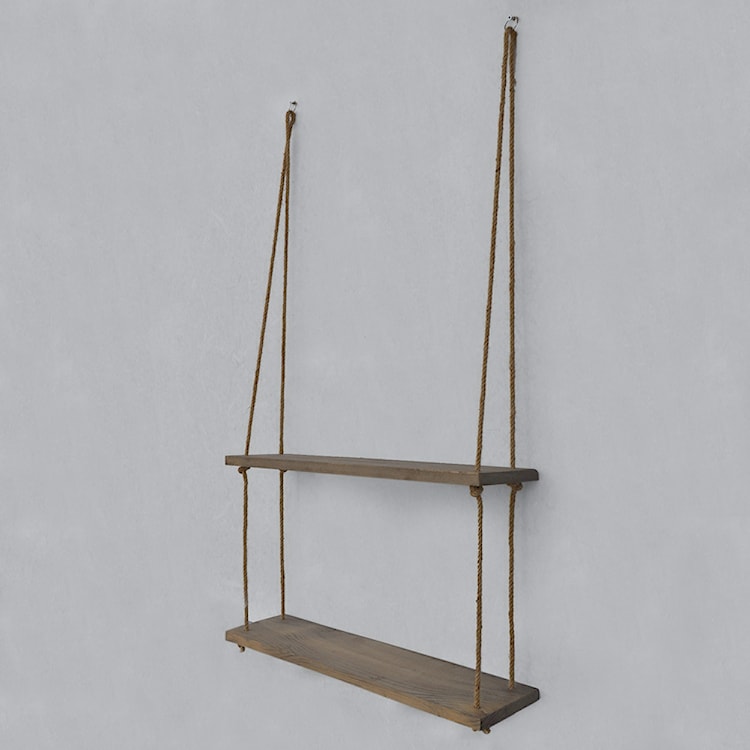 Półka wisząca Deirdre 60 cm orzech  - zdjęcie 2