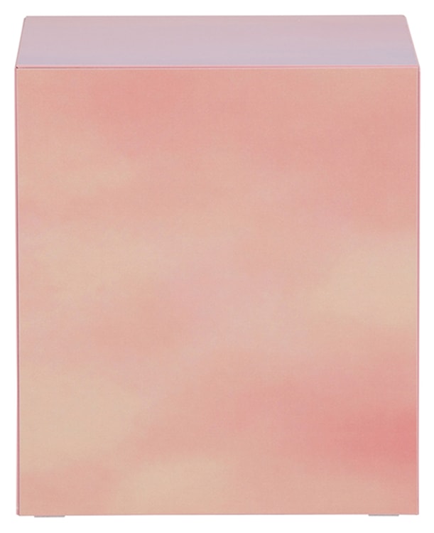 Stolik kawowy Dispect kwadratowy 40 cm różowy  - zdjęcie 5