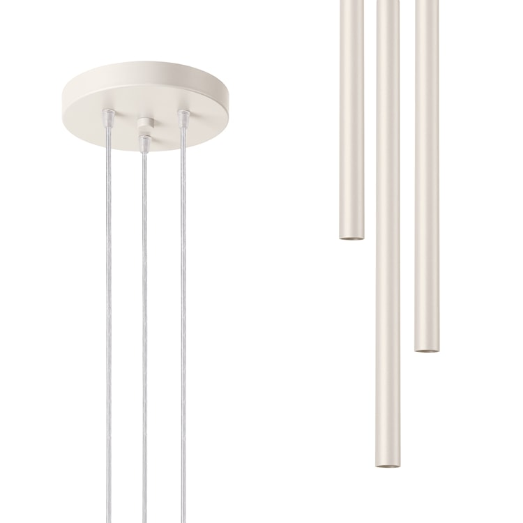 Lampa wisząca Pastelo 3P beżowa  - zdjęcie 2