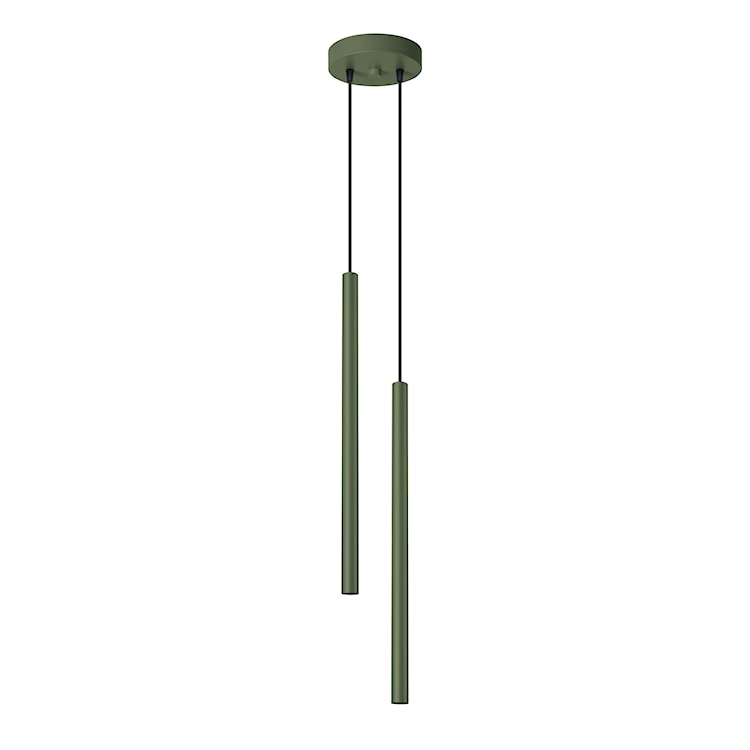 Lampa wisząca Pastelo 2 zielona oliwka 