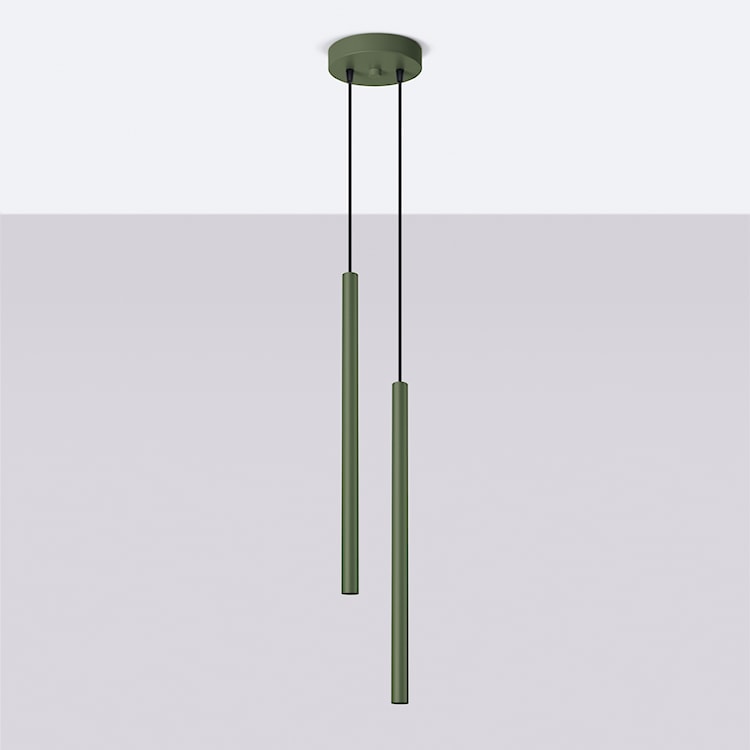 Lampa wisząca Pastelo 2 zielona oliwka  - zdjęcie 3