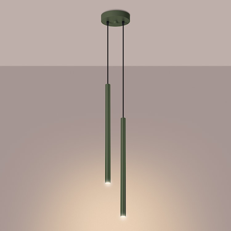 Lampa wisząca Pastelo 2 zielona oliwka  - zdjęcie 4