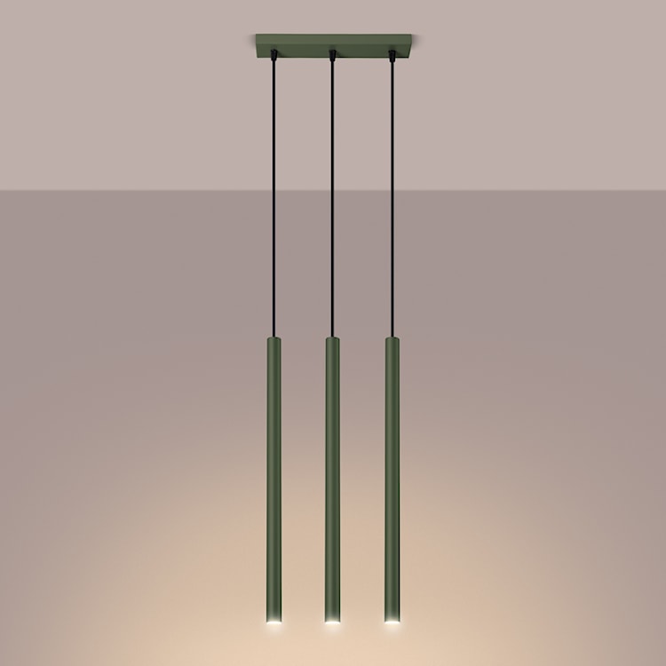 Lampa wisząca Pastelo 3 zielona oliwka  - zdjęcie 4