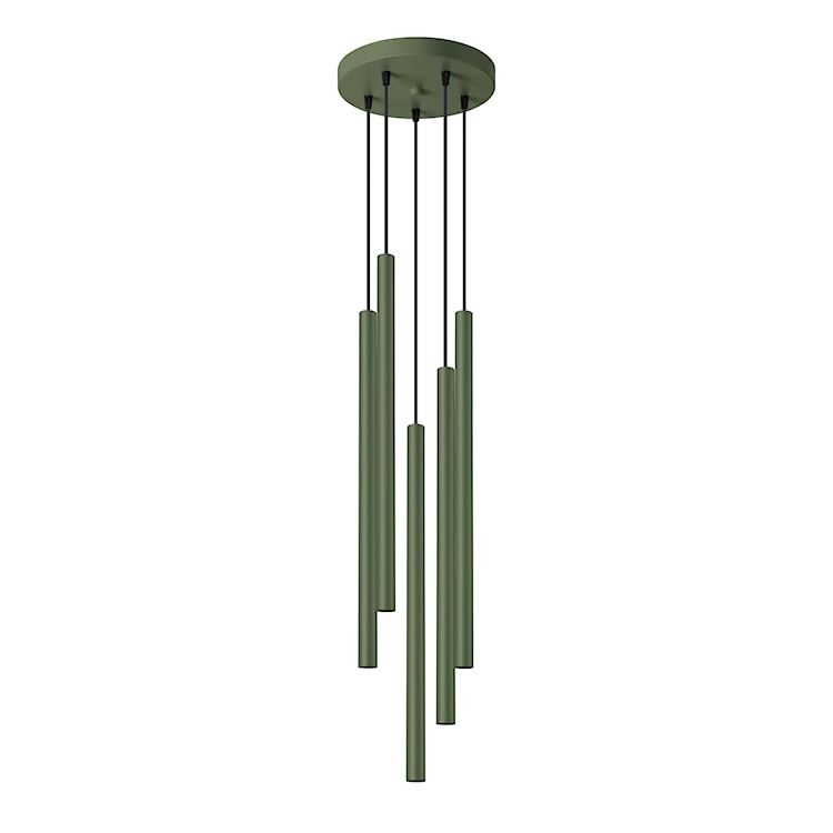 Lampa wisząca Pastelo 5P zielona oliwka