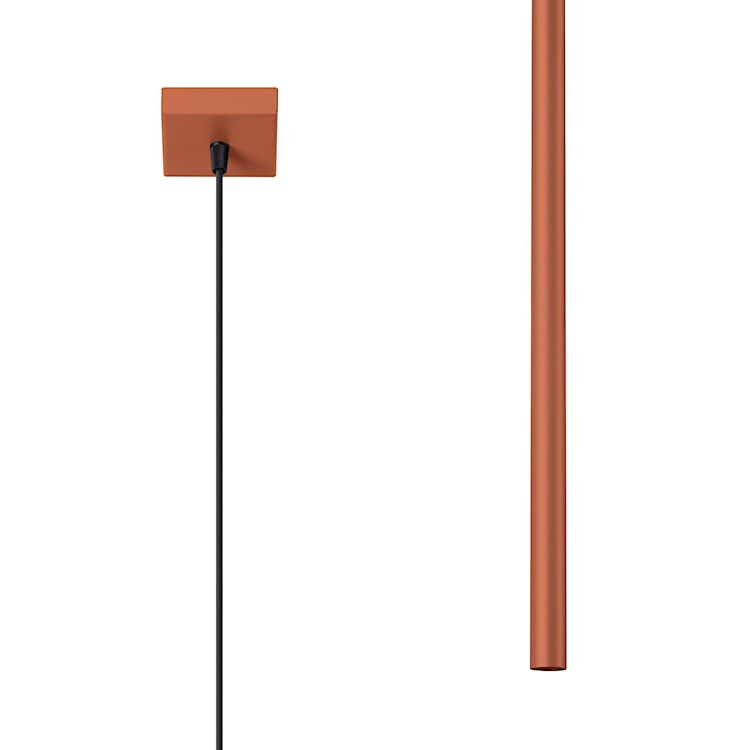 Lampa wisząca Pastelo 1 ochra czerwona  - zdjęcie 5