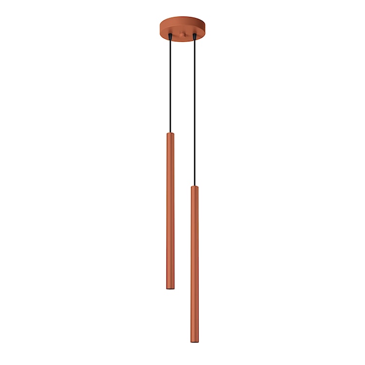 Lampa wisząca Pastelo 2 ochra czerwona