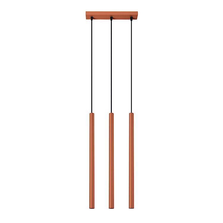 Lampa wisząca Pastelo 3 ochra czerwona 
