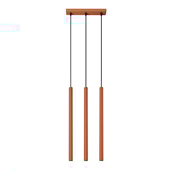 Lampa wisząca Pastelo 3 ochra czerwona