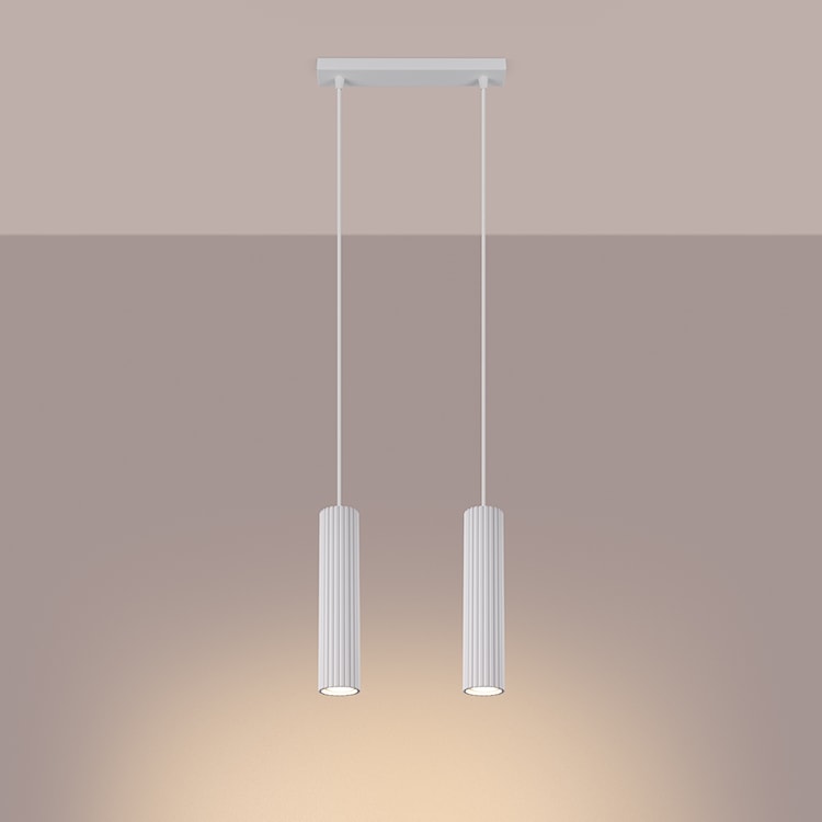 Lampa wisząca Karbon 2 biały  - zdjęcie 5