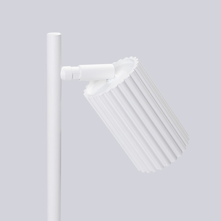 Lampka na biurko Karbon biała  - zdjęcie 5
