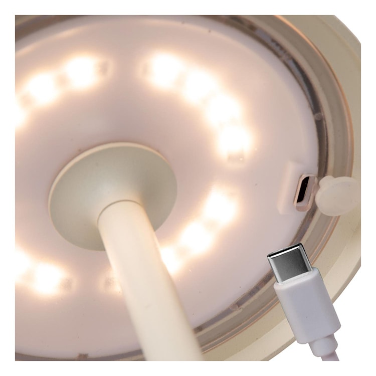 Lampa ogrodowa Joy LED biała  - zdjęcie 5