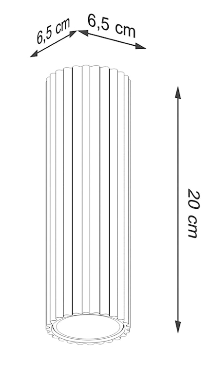 Plafon Karbon 20 cm złoty  - zdjęcie 9