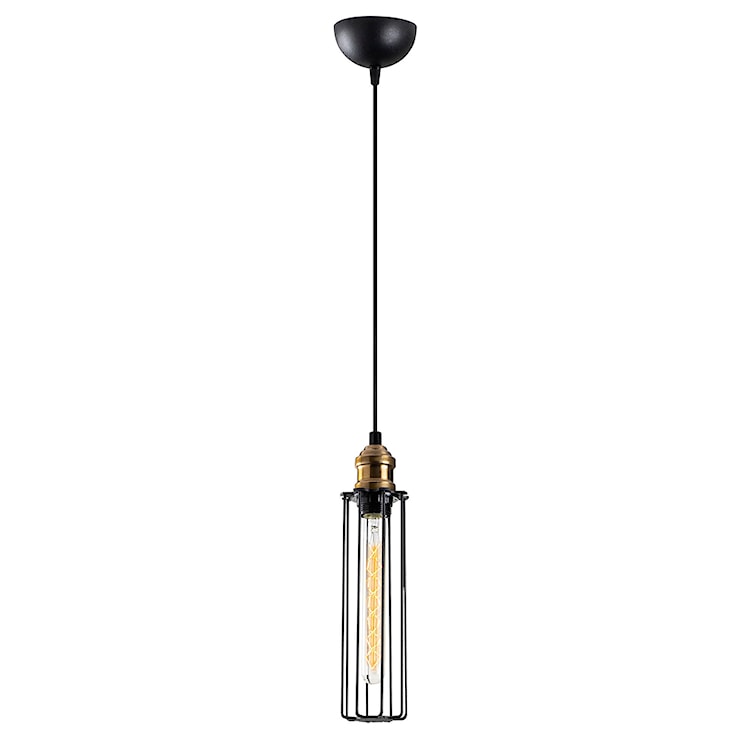 Lampa sufitowa Sirarer industrialna średnica 8 cm czarna  - zdjęcie 3