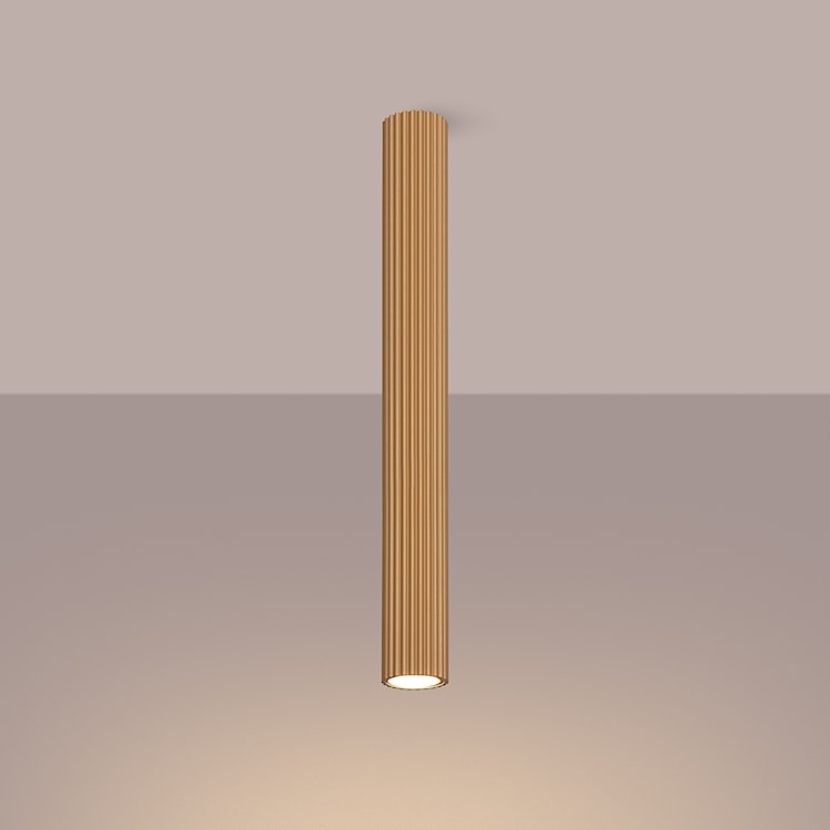 Plafon Karbon 60 cm złoty  - zdjęcie 3