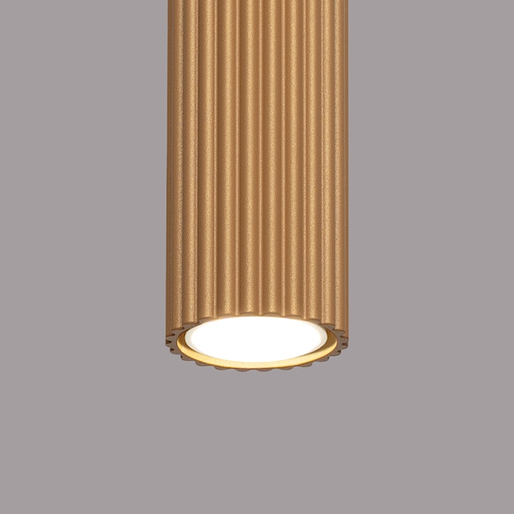 Plafon Karbon 60 cm złoty  - zdjęcie 5