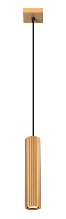 Lampa wisząca Karbon x1 złota 