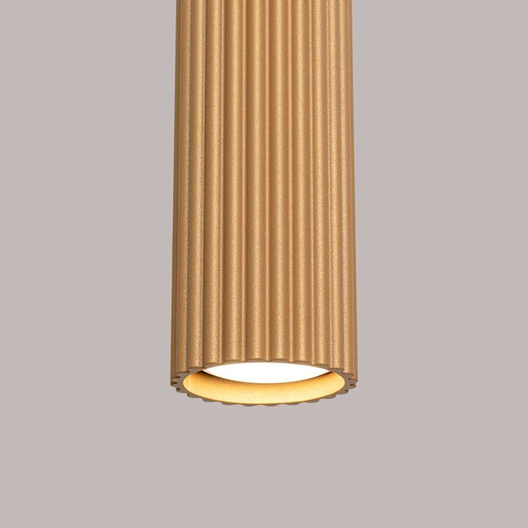 Lampa wisząca Karbon x1 złota  - zdjęcie 7