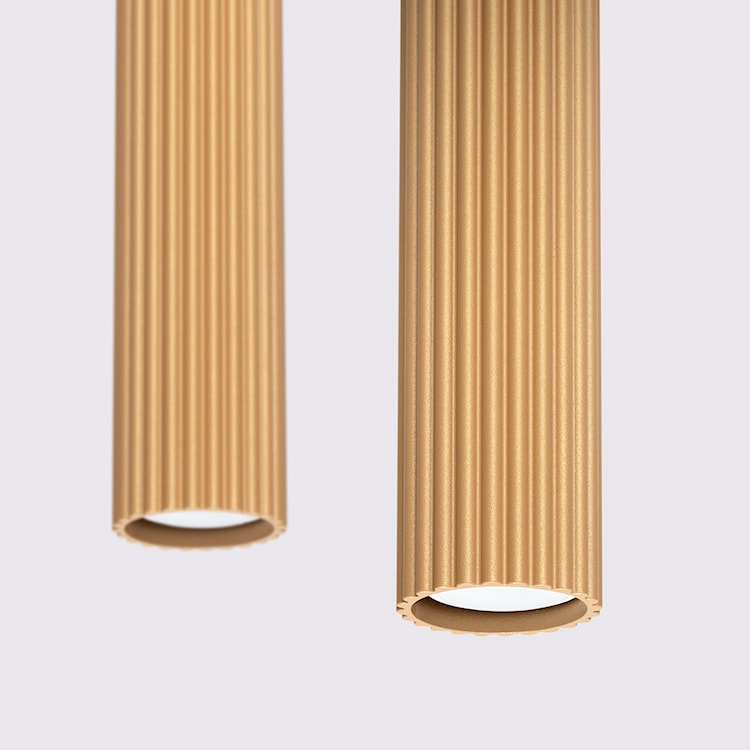 Lampa wisząca Karbon 2 złota  - zdjęcie 6