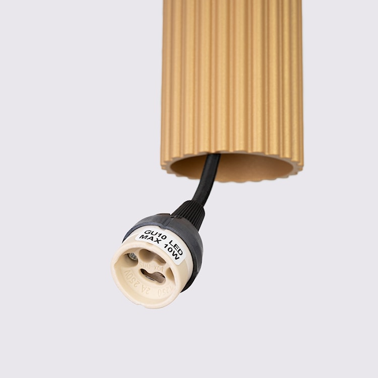 Lampa wisząca Karbon 2 złota  - zdjęcie 9